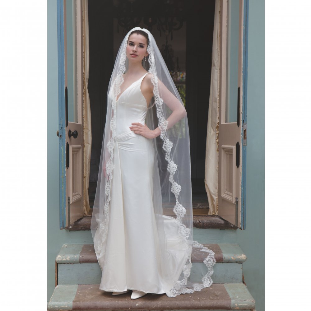 Spellbinder Lace Trim Veil